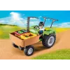 Playmobil Tractor cosechadora con remolque - juego simbólico y juego imaginativo para niños de 6 a 9 años - Fat Brain Toys