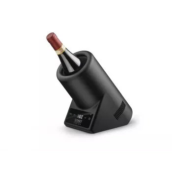 Vinoteca Caso VinoCase Negro 615 – almacenamiento compacto de vino refrigerado, de pie