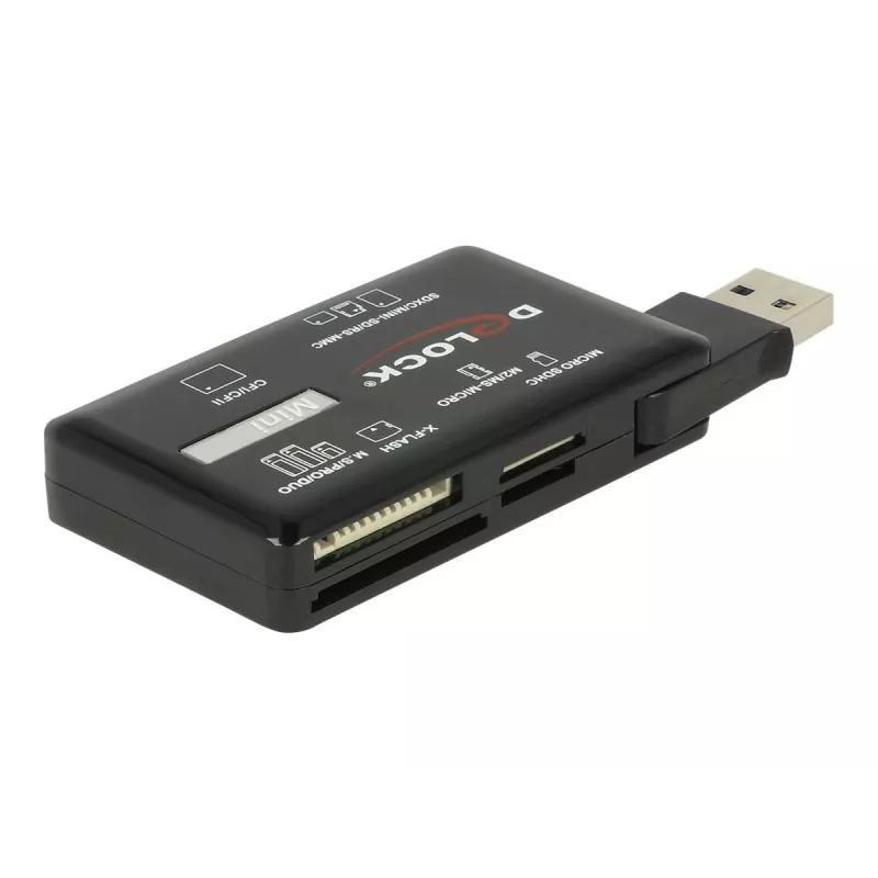 Lector de tarjetas SuperSpeed USB DeLOCK CF SD Micro SD MS M2 xD 5 Gbps