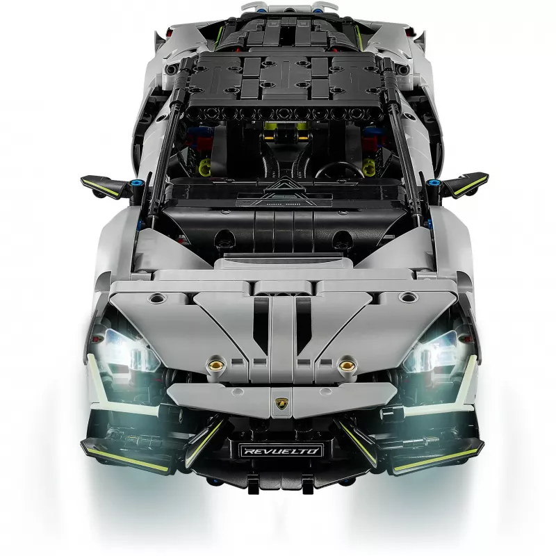 LEGO Technic Supercar Lamborghini Revuelto 42214 — maqueta detallada a escala 1:10, 1.135 piezas