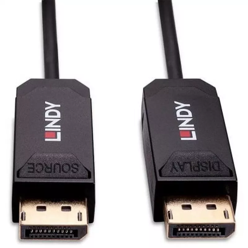 Lindy Cable DP 2.0 UBHR10 híbrido de fibra óptica de 50 m