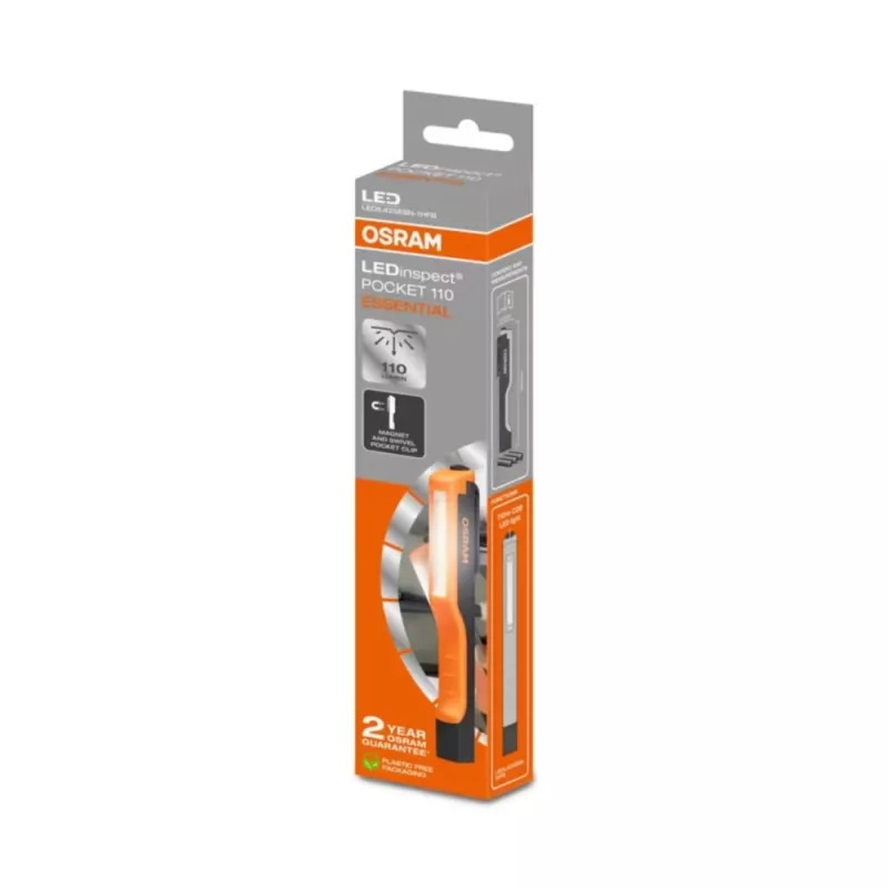 Lámpara de inspección LED para taller Osram LEDinspect Pocket 110 Essential, de mano, recargable