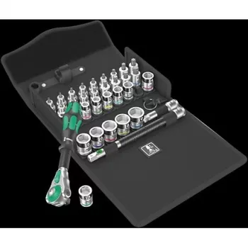Wera 05003536001 8100 SB All-in Zyklop Speed juego de carracas, 3/8