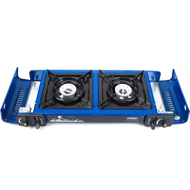 Hornillo de gas de camping PROMIS de 2 fuegos