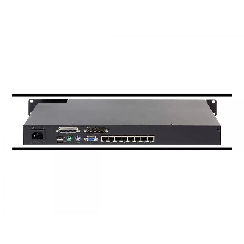 Switch KVM APC KVM0108A, 8 puertos PS/2 VGA, rack 1U, 1600x1200, negro