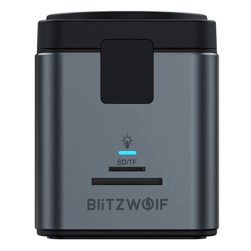 Estación de acoplamiento BlitzWolf BW-TH17 9 en 1 con cargador de 15W — USB-C, HDMI, puertos PD