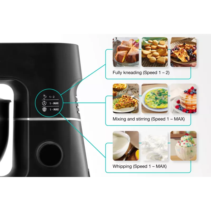Robot de cocina MMC1000SCB 1000 W 12 velocidades