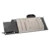 Bloque de agua para GPU de cobertura completa Watercool Heatkiller IV para Radeon RX 5700 / XT, acrílico + níquel, RGB, negro