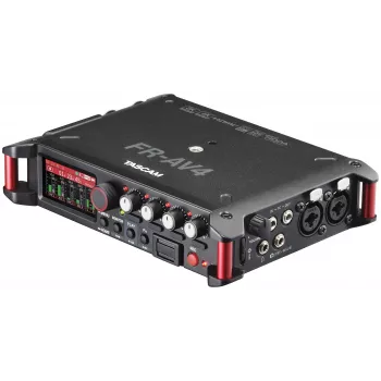 Grabadora de audio portátil Tascam FR-AV4 de 4 canales