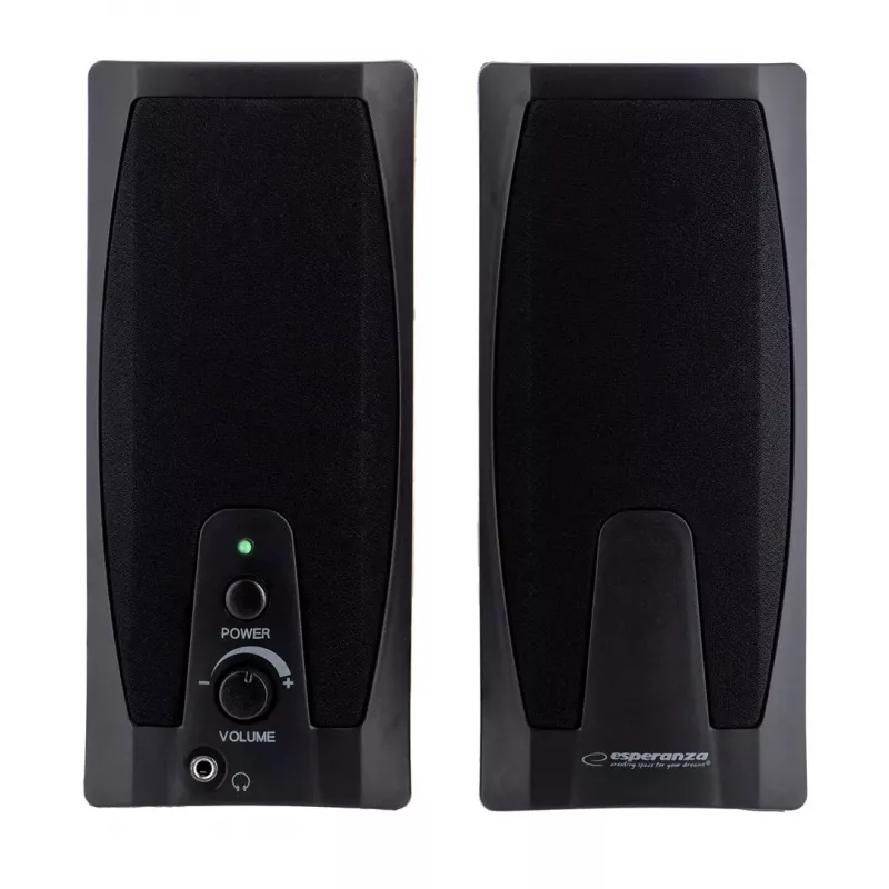 Altavoz Esperanza EP110 de 2 vías negro con cable 6 W