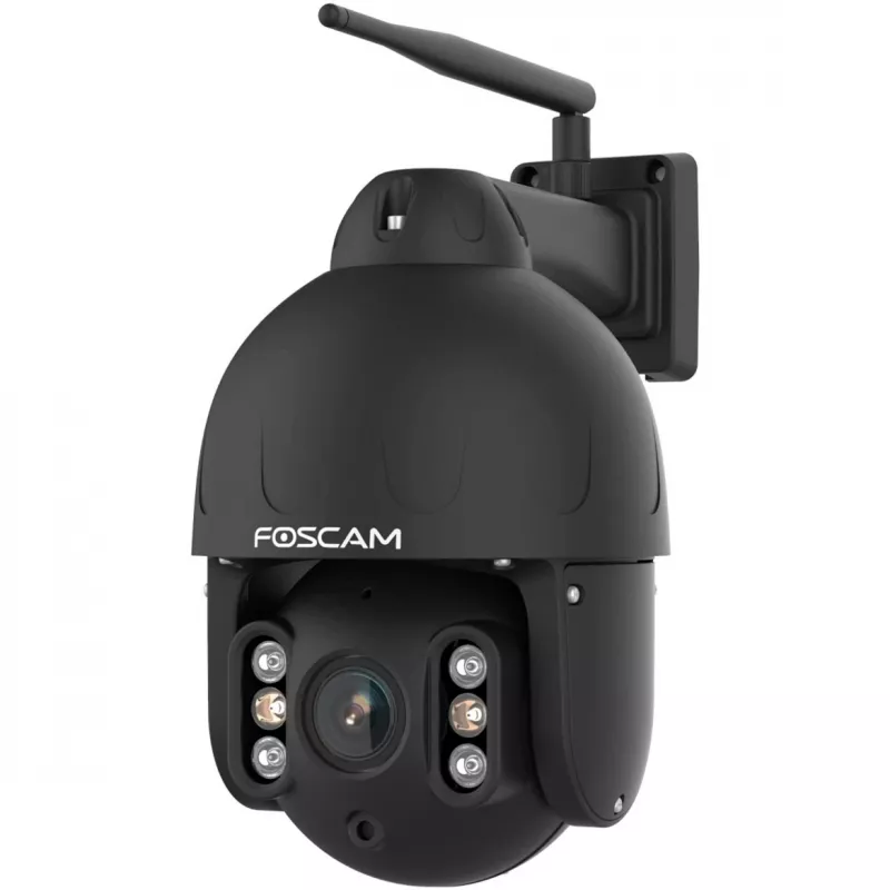 Foscam SD8P cámara Wi-Fi de exterior con giro e inclinación, 8 MP (3840x2160), negra