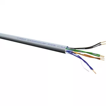 ROLINE Cable UTP Cat.6 / Clase E conductor macizo, AWG24, libre de halógenos 300 m (21.15.1789)