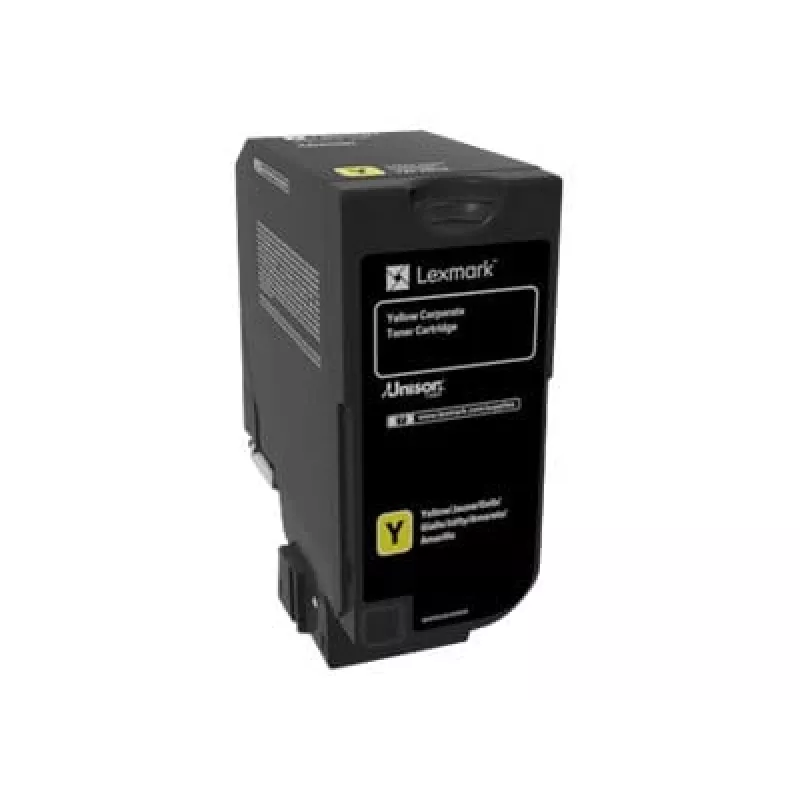 Lexmark 74C20YE cartucho de tóner Corporate para CS720/CS725/CX725, amarillo, 3000 páginas