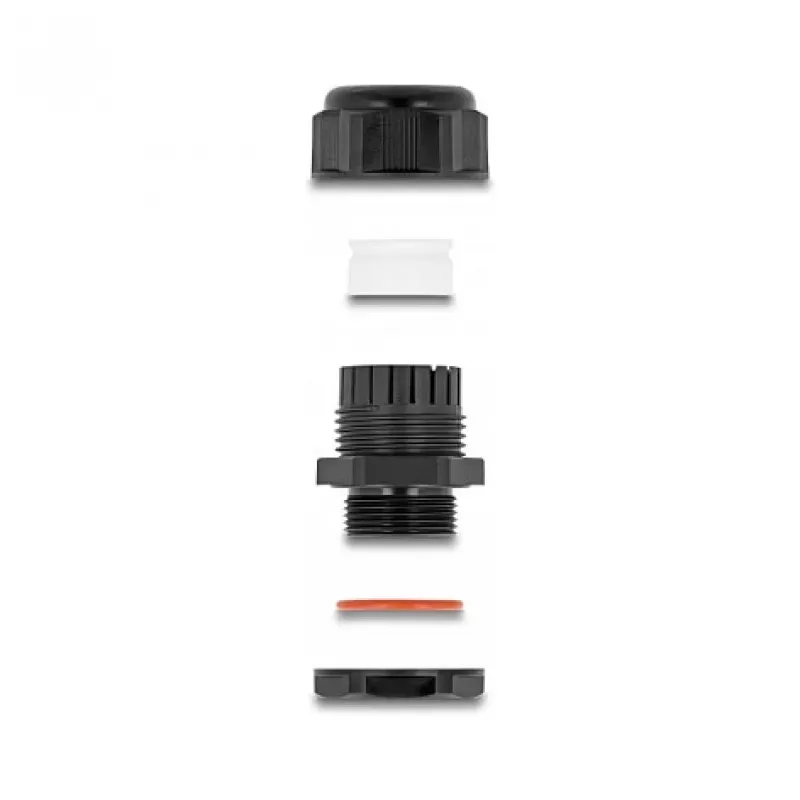 Prensaestopas DeLOCK EX M25 negro 2 uds. poliamida