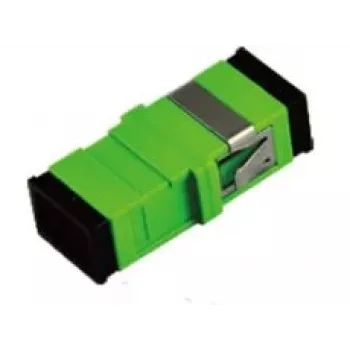 Adaptador SC/APC Extralink, monomodo, simplex, sin brida, verde
