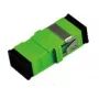 Adaptador SC/APC Extralink, monomodo, simplex, sin brida, verde
