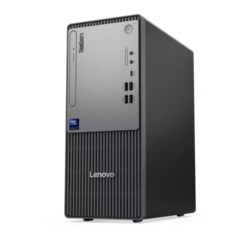 PC de sobremesa Lenovo ThinkCentre Neo 50t G6 Torre – Intel Ultra 7 265, 16 GB RAM, 512 GB SSD, Windows 11 Pro, DVD, negro, 3J OS+1J CI