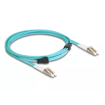 Cable de fibra óptica DeLOCK LC Duplex a LC Duplex OM3 3 m