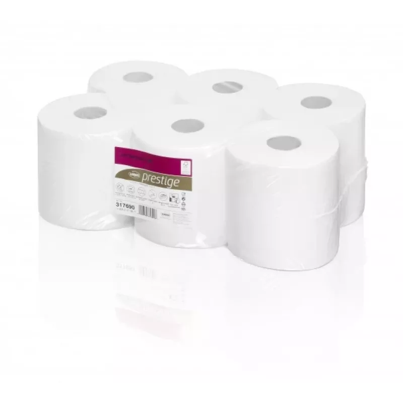 WEPA Rollos centerfeed para sistema dispensador RPCB2150 - FP, 2 capas 150 m 600 hojas, 20x25, celulosa