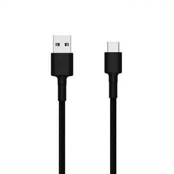 Xiaomi | Cable trenzado Mi Type-C | SJV4109GL | USB-C a USB-A conector macho USB-C | conector macho USB Type-A