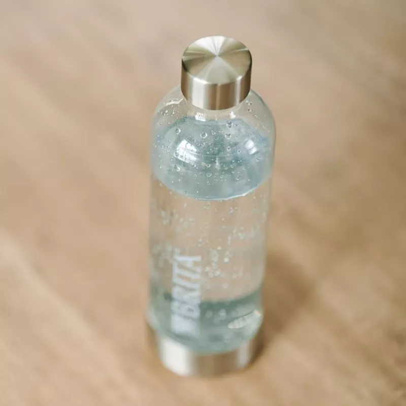 BRITA SodaOne 1043722 botellas de carbonatación, 1 L, transparentes, pack de 2