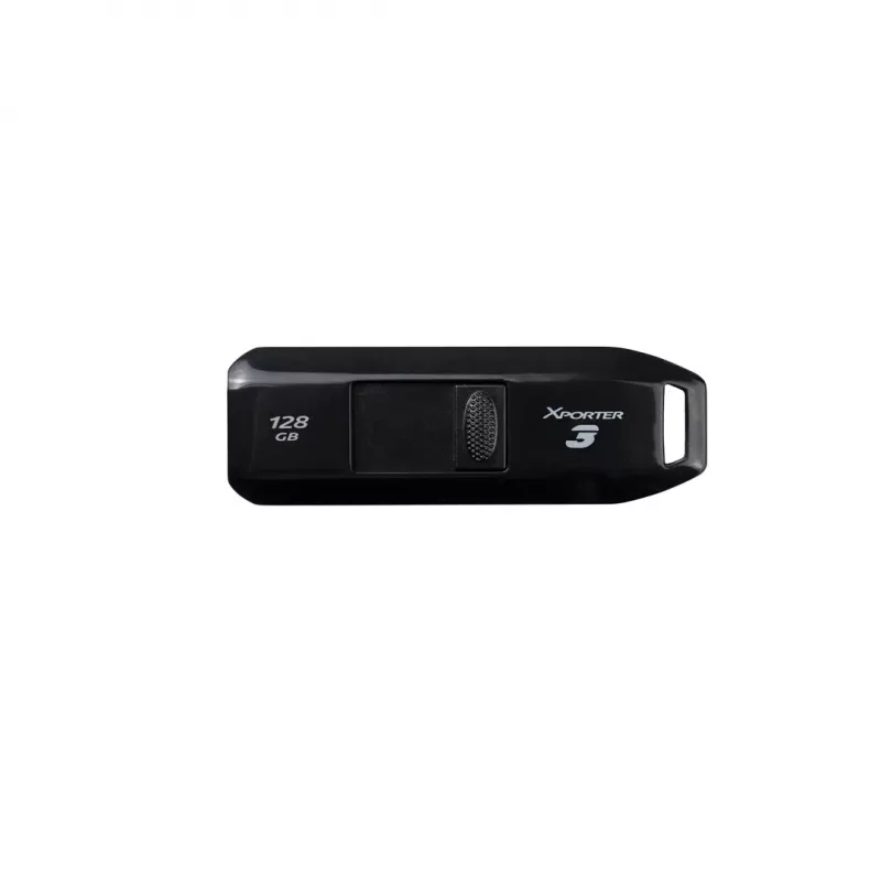 Memoria flash USB PATRIOT Xporter 128 GB USB Type-A 3.2 Gen 1 (80 MB/s) deslizante negra