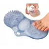 Alfombrilla de limpieza de pies para baño con piedra pómez