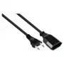 Good Connections Alargador euro negro 0,5m
