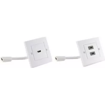 Toma de pared 2 x HDMI ShiverPeaks BS79510-2