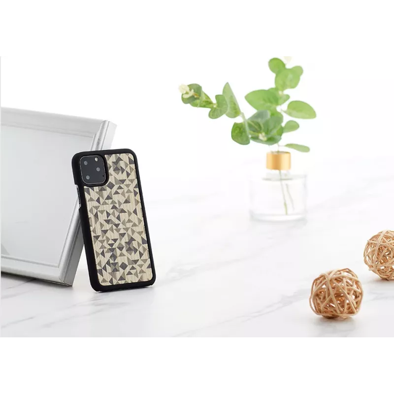 Funda de móvil man and wood para iPhone 11 Pro — mono triangle negro, carcasa rígida protectora