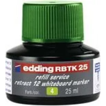Tinta de recarga para rotulador Edding RBTK 25, verde, 25 ml