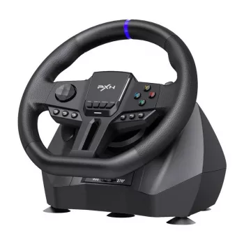 Volante gaming PXN PXN-V900 Gen2 con sensibilidad ajustable y vibración