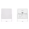 Lámpara de techo Tellur Tellur WiFi LED 24W Cuadrada — LED 24W, lámpara de techo cuadrada, control WiFi