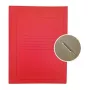 Carpeta de proyecto A4 cartón Smiltainis con pinza metálica, con impresión roja