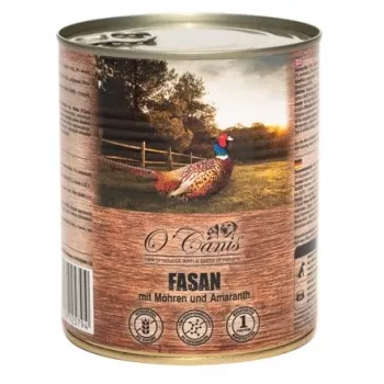 O'CANIS faisán con zanahorias monoproteico - comida húmeda para perros - 800g