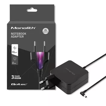 Qoltec 51745 fuente de alimentación/inversor interior 65 W Negro