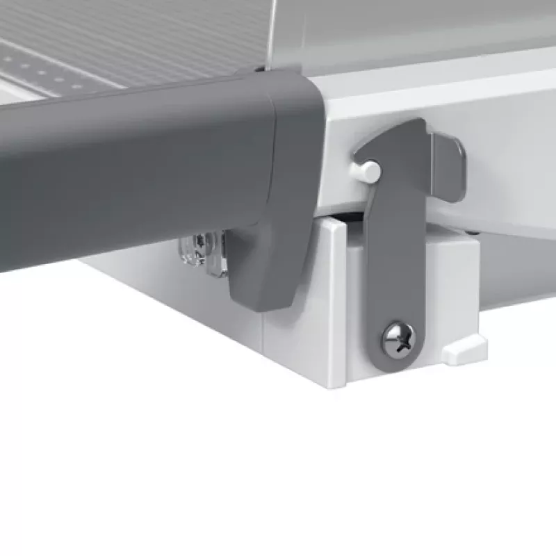 Cortapapeles Leitz Precision Home Office A4, 10 hojas, sujeción manual, acero inoxidable, A4, 80 g/m², antracita