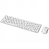Teclado y ratón Logitech MK950 Signature Slim con Office RF Wireless + Bluetooth QWERTZ alemán grafito blanco