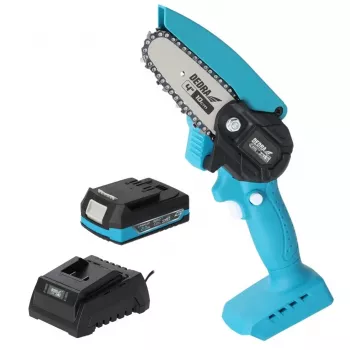 Mini motosierra de batería Dedra DED7030A11