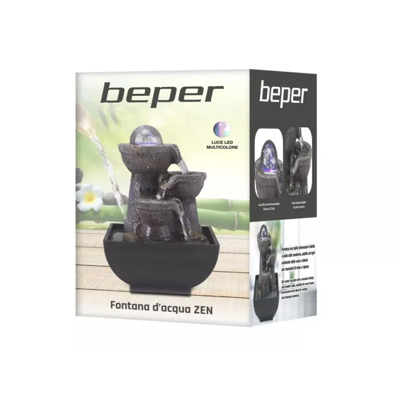 Beper P201UTP200 fuente de agua Zen Faro con iluminación LED
