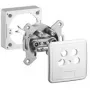 Wentronic Goobay SET toma de antena de 4 orificios, 2 dB - toma derivada o terminal, paso de CC (67089)