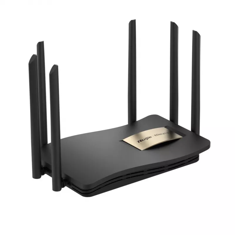 Router de sobremesa RUIJIE RG-EW1200G PRO Doble banda Wi‑Fi 5, 1300 Mbps, 6 antenas externas, 4 puertos Gigabit LAN