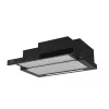 Campana extractora semintegrada (extraíble) CATA TFH 6830 GBK — 600 mm, 600 m³/h, negra, control táctil