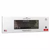 Teclado mecánico gaming White Shark Wakizashi WAKIZASHI-2 con switches US Red, negro-gris