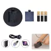 Lámpara de noche Extralink HOME corazón ilusión óptica 3D lámpara de mesita USB