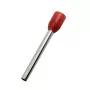 Terminal crimpado aislado 1,5mm²/16AWG para cable, cobre, rojo, 100 uds.