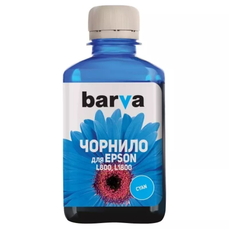 Compatible Barva Epson T6732 L800/L810/L850/L1800 C13T67324A botella de recarga de tinta, cian