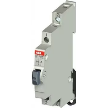 ABB pulsador luminoso 16A E217-16-10C 1S LED 250VAC rojo 9mm E217-16-10C (2CCA703161R0001)