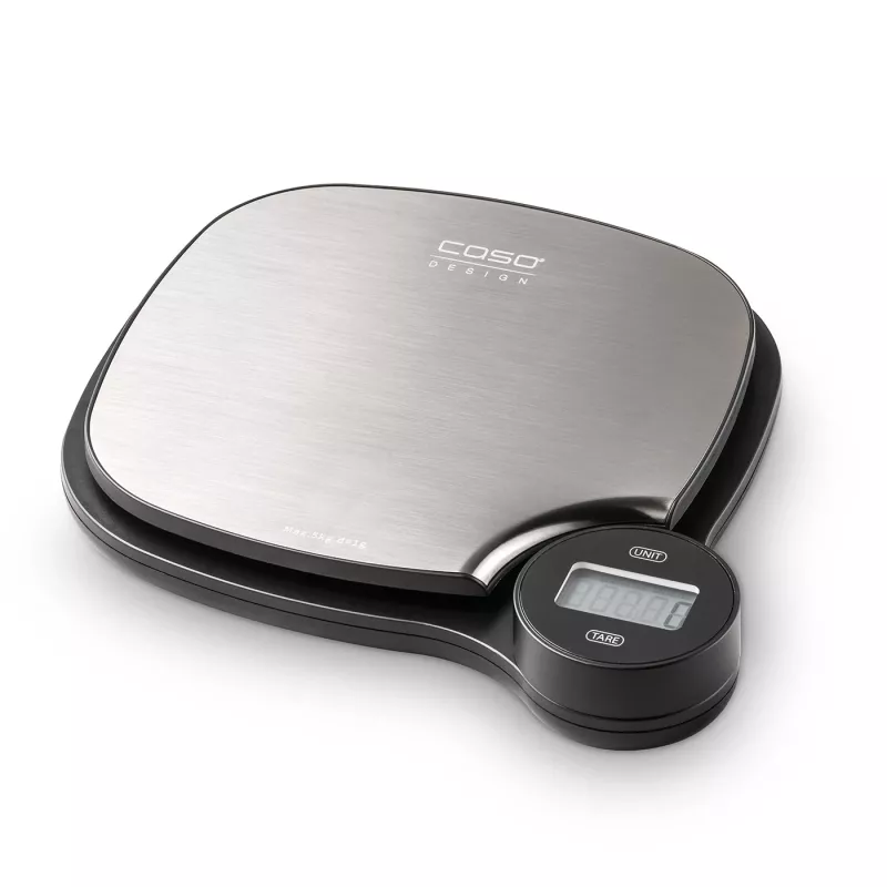Báscula de cocina Caso EcoMaster 03267 — acero inoxidable, capacidad 5 kg, precisión 1 g