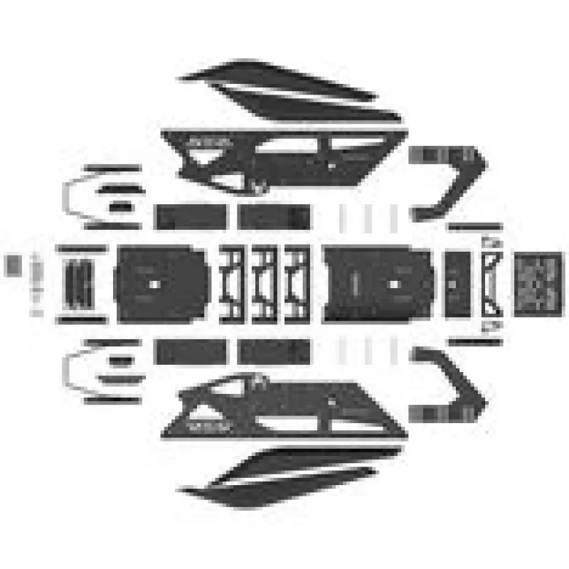 Res-Tech GT Cockpit Simracing Rig - Shiny blanco